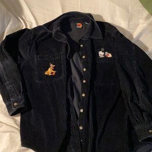 ***SOLD*** Vintage Corduroy Mickey Unlimited Button Up